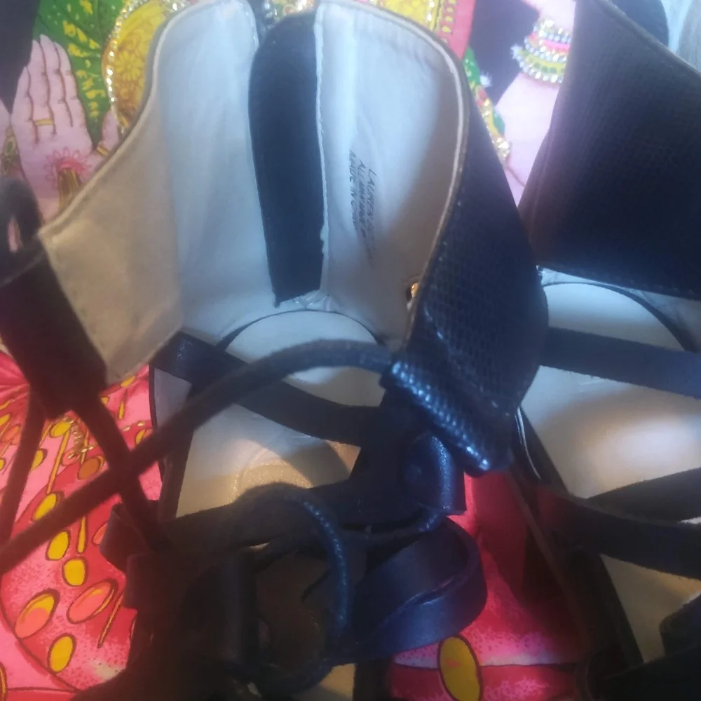 Groove Lauren Lace-Up Sandals - Picture 8 of 11